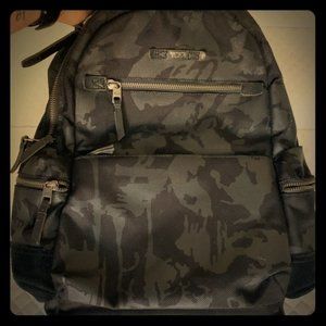 Rare grayscale camo Tumi backpack Good condition